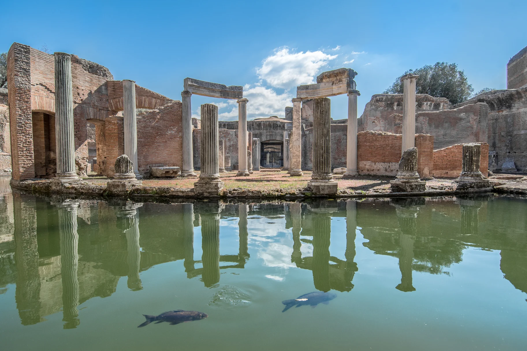 Teatro Marittimo. Villa Adriana, Tivoli