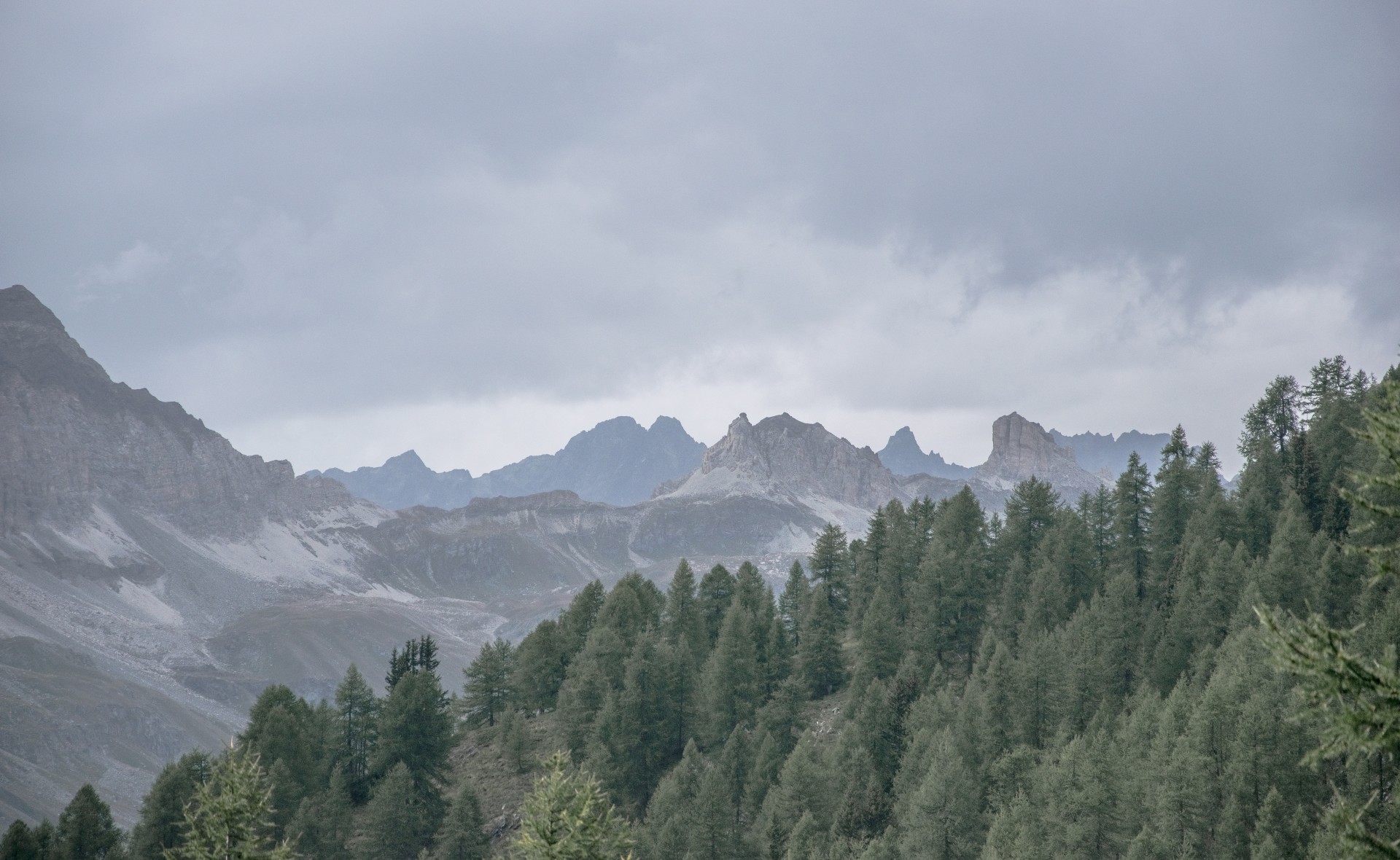 Vista dal Colle Bettaforca, Val d’Aosta