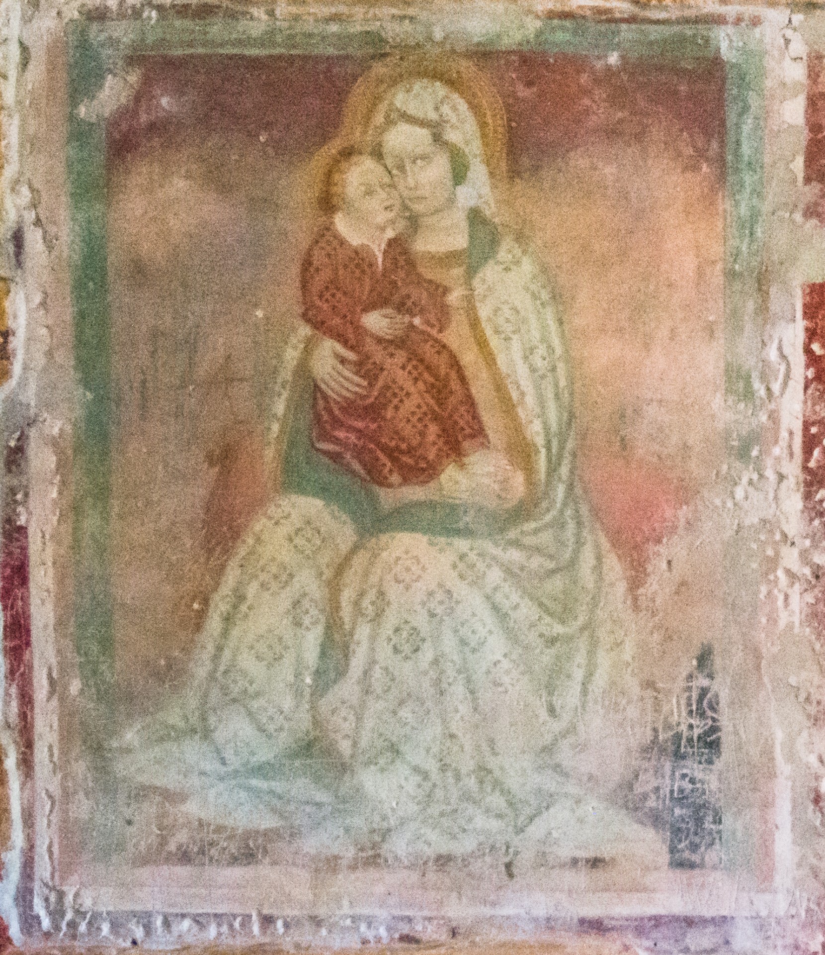 Affresco nella chiesa della Ghisiola, Castiglione delle Stiviere