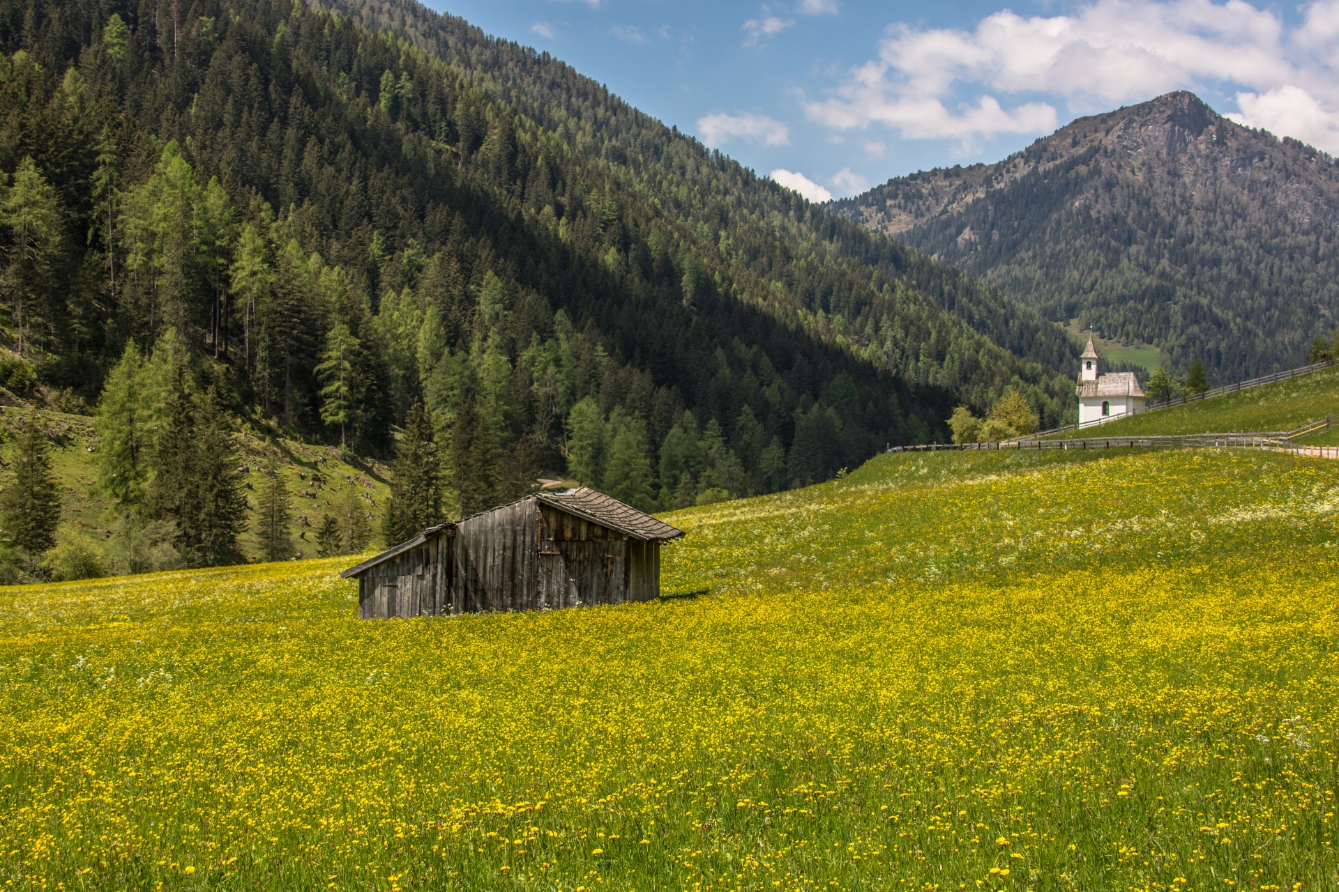 Una splendida vallata di Vals. Tirolo, Austria