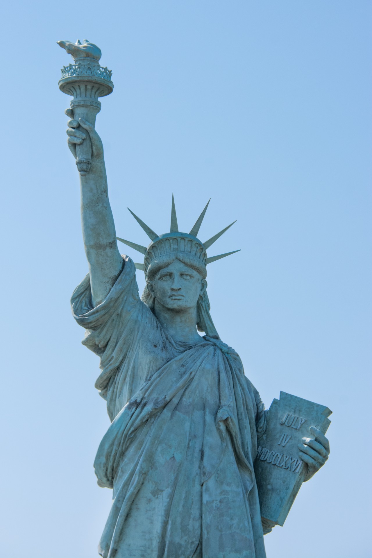 Riproduzione della Statua della Libertà a Colmar, città natale di Auguste Bartholdi