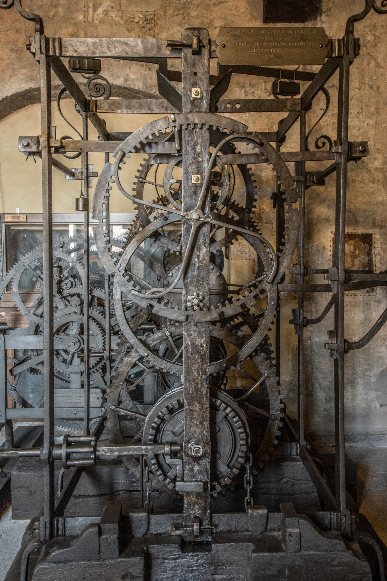 Meccanismo. Torre dell’orologio, Mantova
