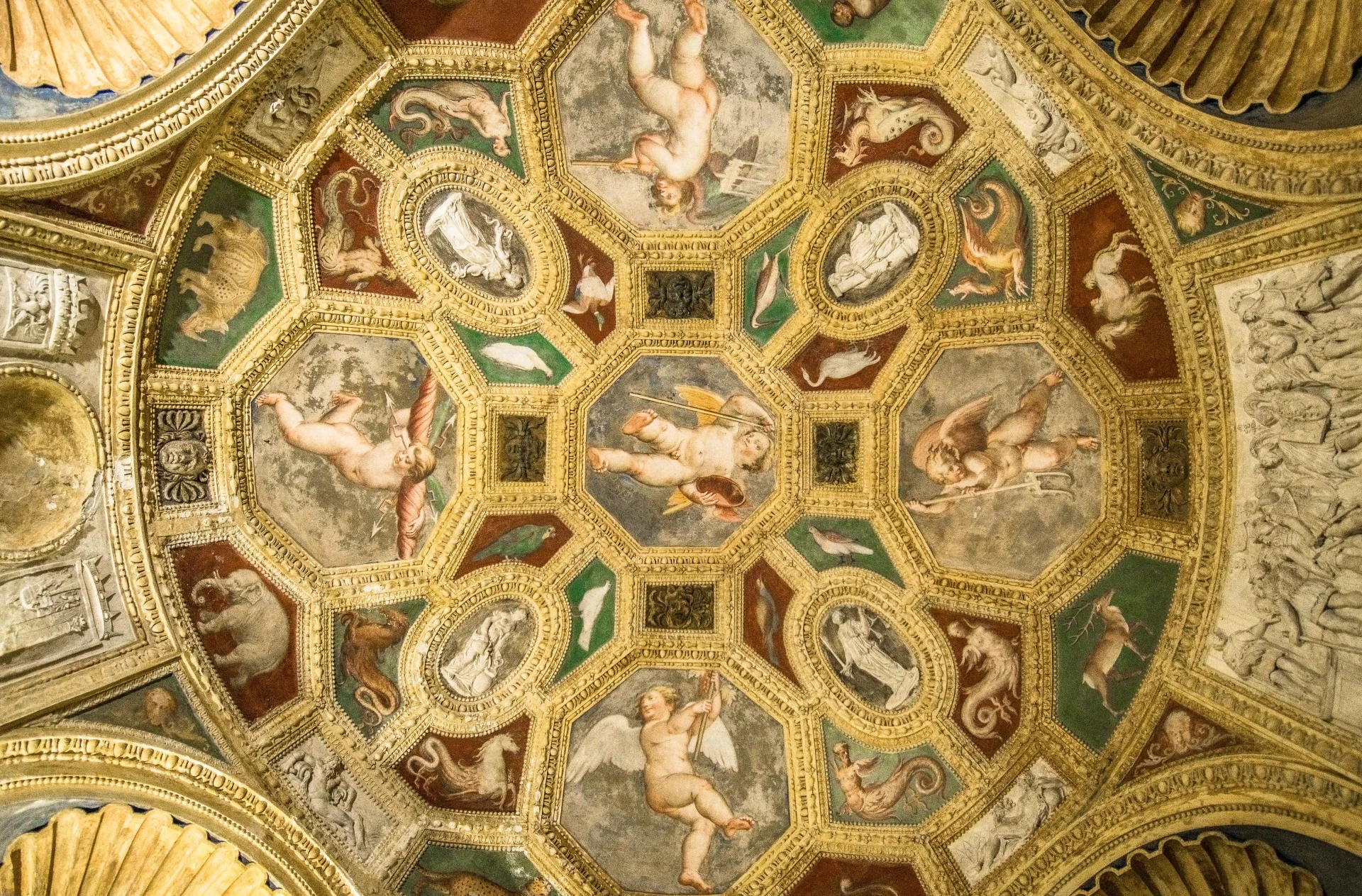 Bernardino Campi. Lo Studiolo di Enea, Palazzo Giardino, Sabbioneta