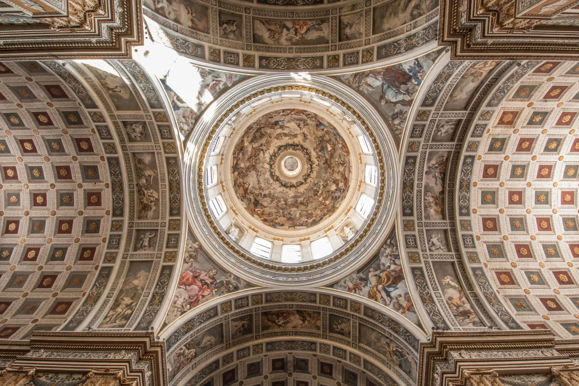 Basilica di Sant’Andrea, cupola sulla navata centrale, Mantova
