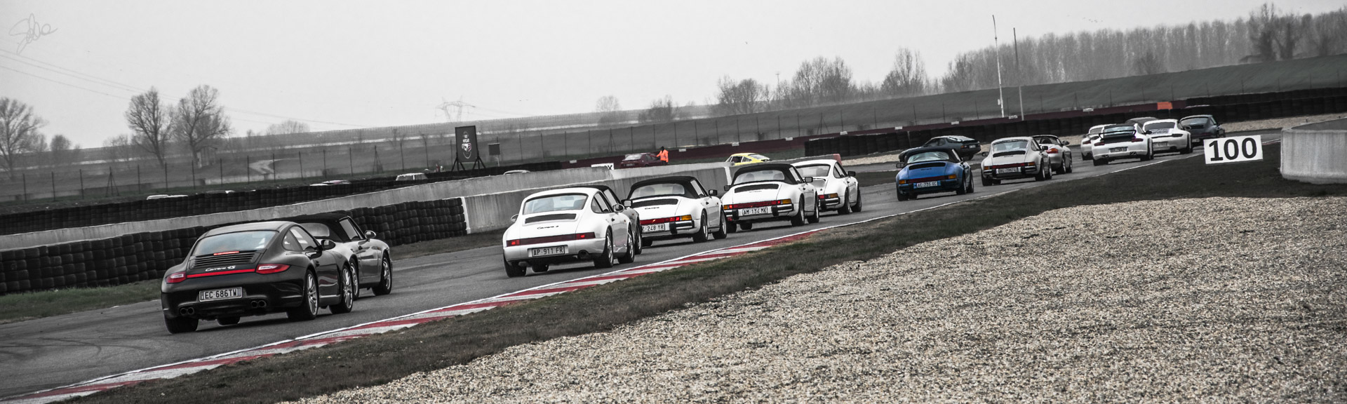 Auto classiche del passato, leggende dei Rally, supercar. Autodromo Tazio Nuvolari. 24 Marzo 2018