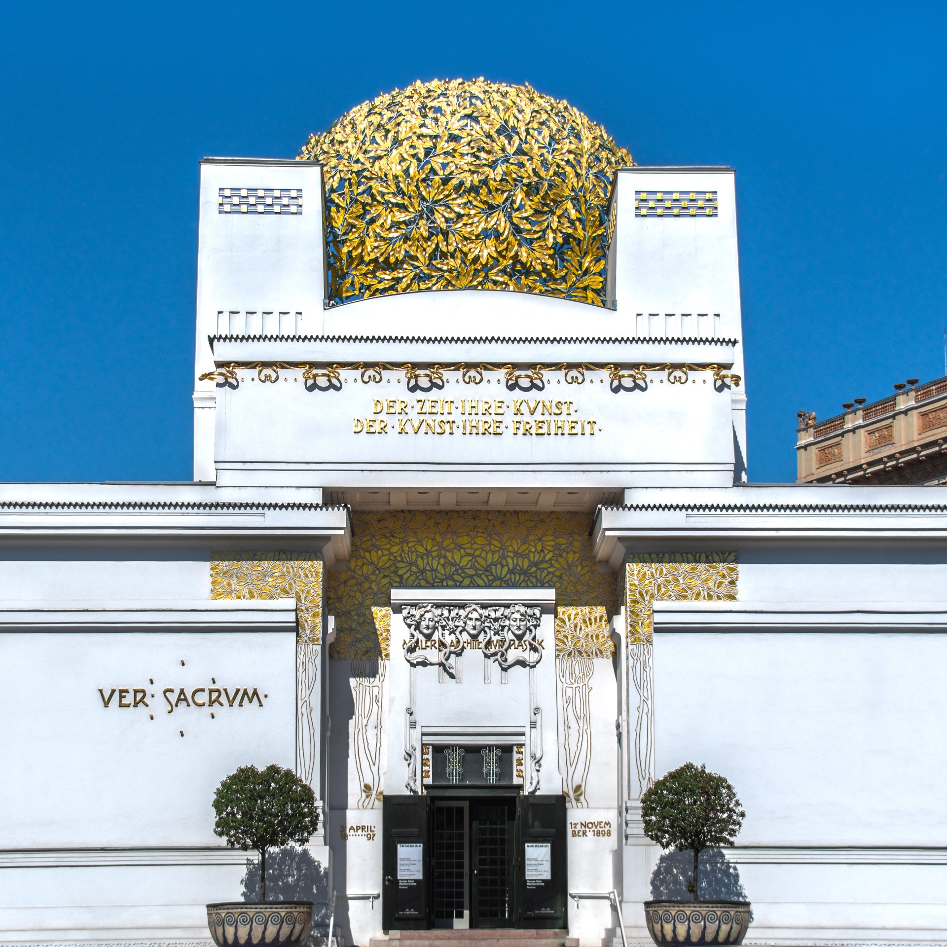 Facciata del Palazzo della Secessione (1898), Vienna