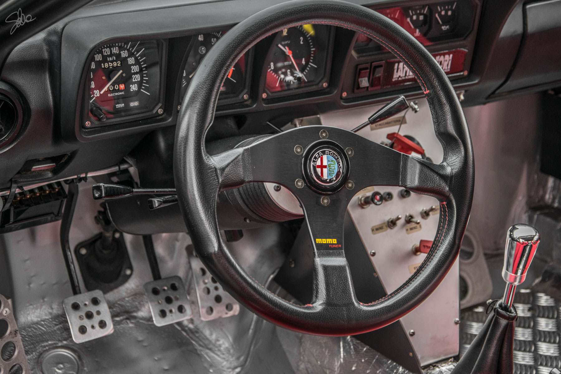 Auto classiche del passato, leggende dei Rally, supercar. Autodromo Tazio Nuvolari. 24 Marzo 2018