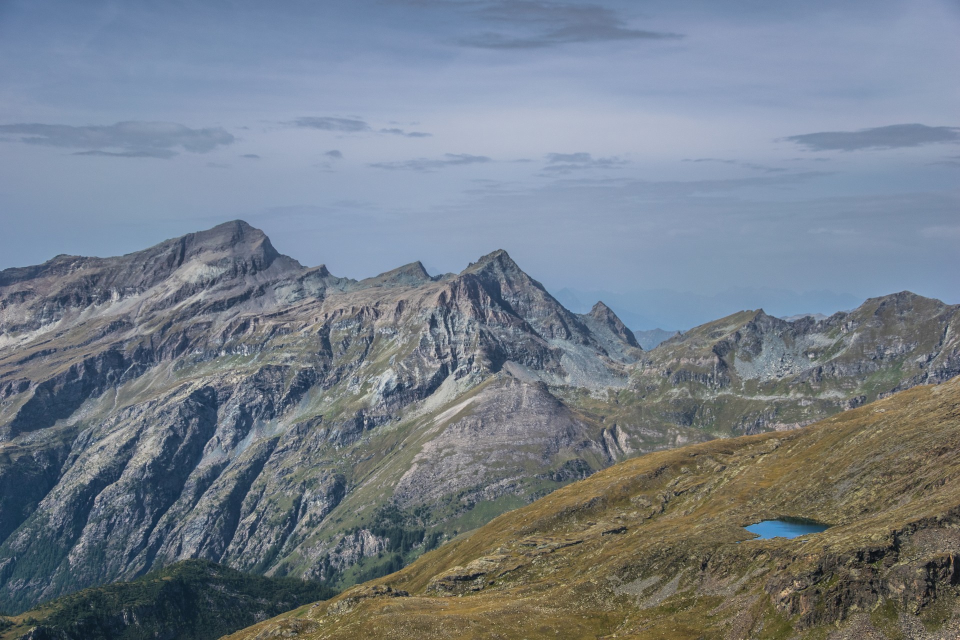 Vista dal Ghiacciaio Indre. Val d’Aosta
