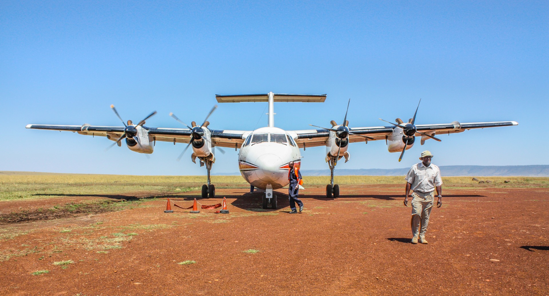 Mara Serena Airstrip, la pista di atterraggio all’interno della Riserva Masai Mara , Kenya