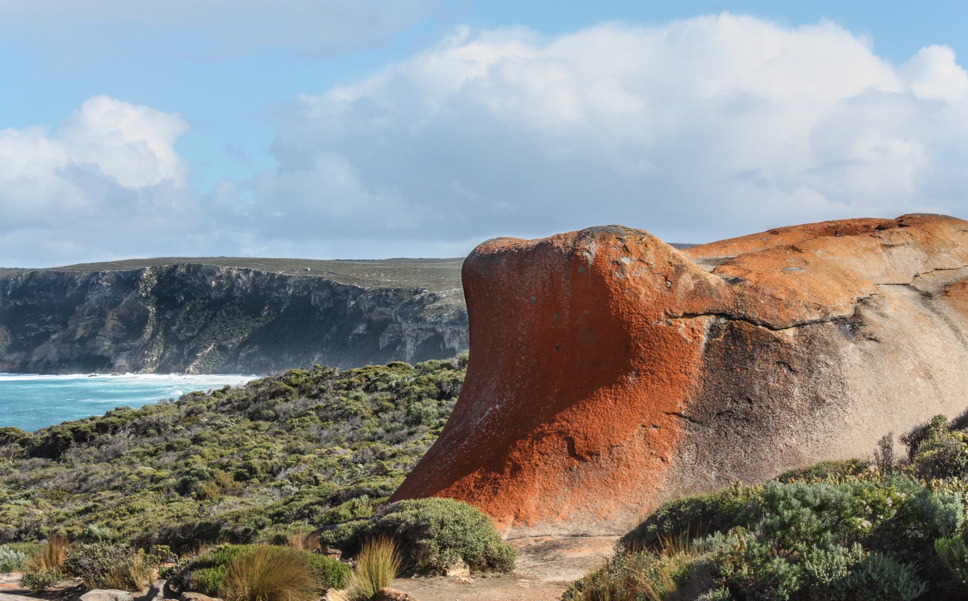 Le formazioni geologiche del Flinder Chase National Park. Kangaroo Island. Australia