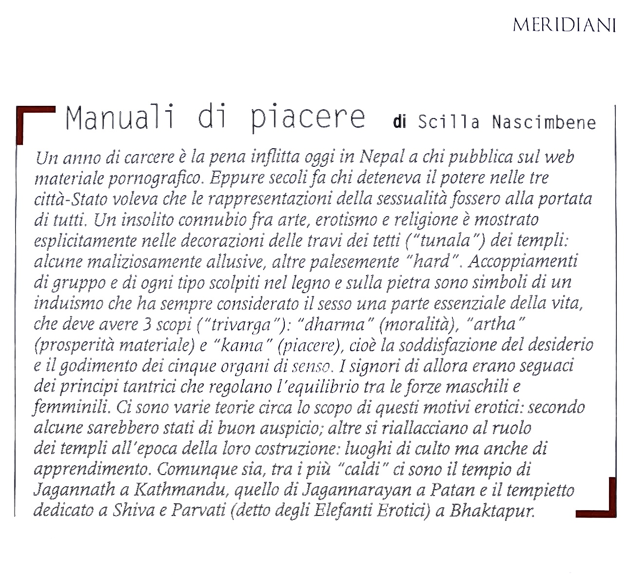 Manuali di piacere