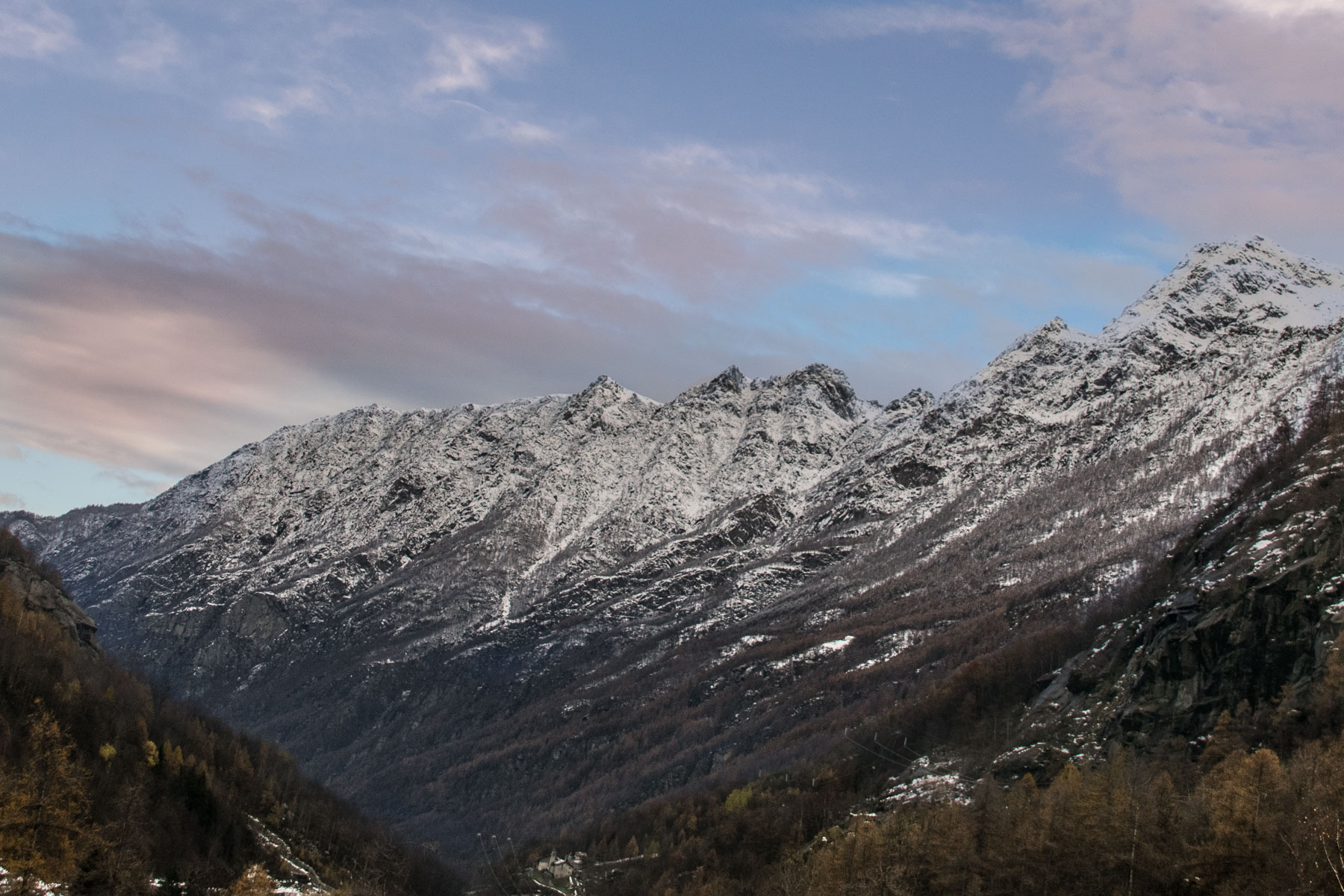 Vette innevate, Noasca