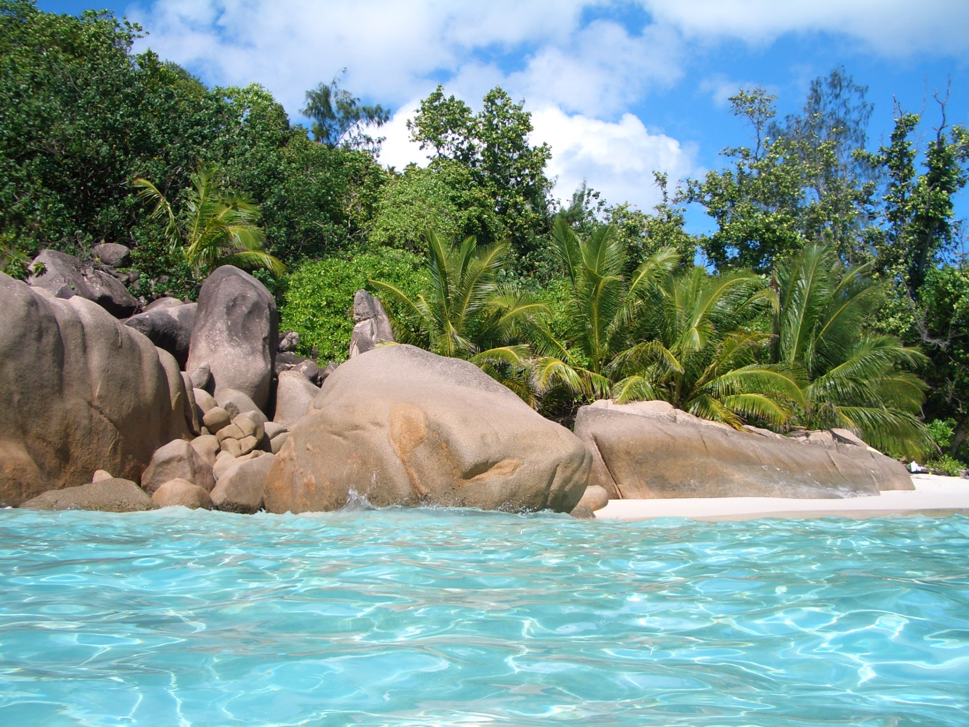 La magnifica spiaggia di Anse Lazio, Praslin, Seychelles
