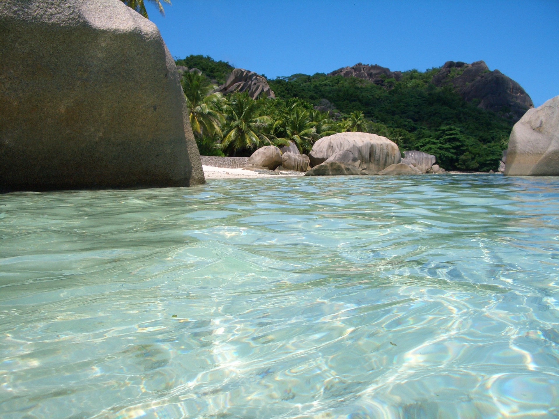 La magnifica spiaggia di Anse Lazio, Praslin, Seychelles