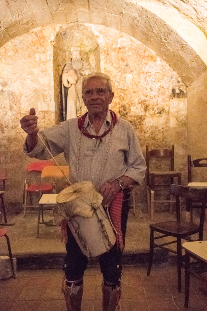 La cupa cupa, Chiesa di Sant'Antonio Abate. Sasso Barisano, Matera, Basilicata