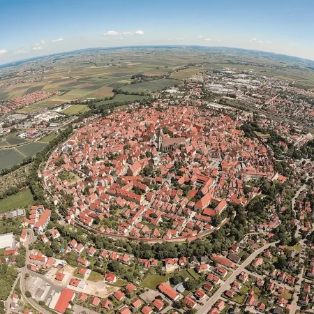 Nördlingen, all’interno di un cratere